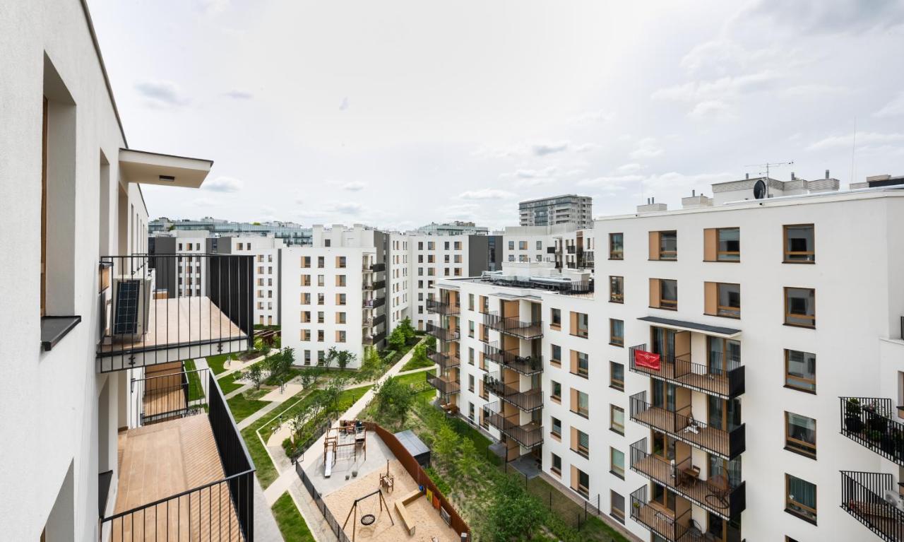 Wola Skwer Sunny Apartment وارسو المظهر الخارجي الصورة