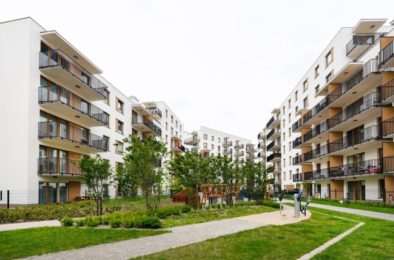 Wola Skwer Sunny Apartment وارسو المظهر الخارجي الصورة